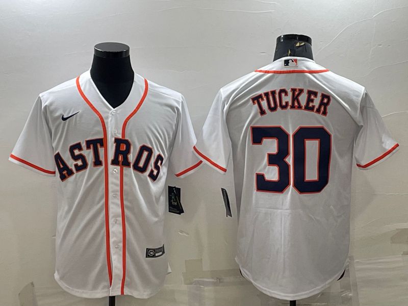 Men Houston Astros #30 Tucker White Game Nike 2022 MLB Jerseys